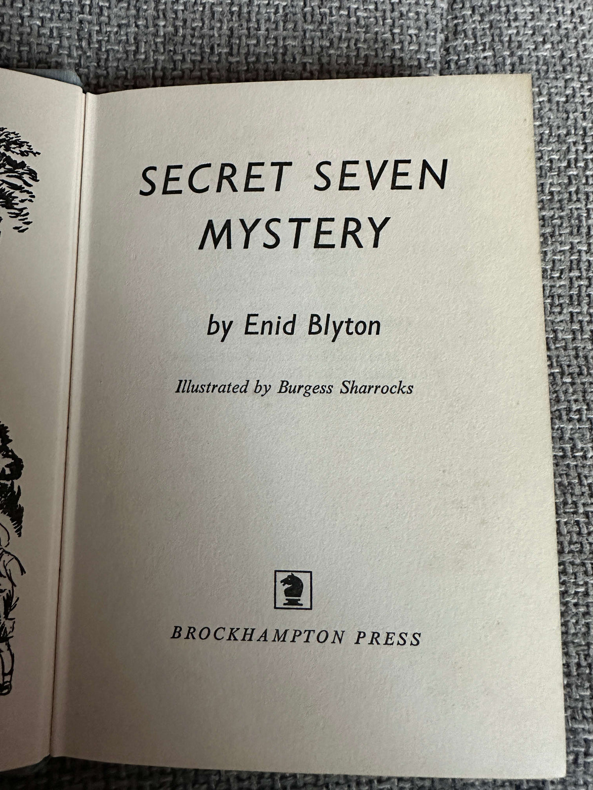 1965 Secret Seven Mystery - Enid Blyton (Burgess Sharrocks Illust) Brockhampton Press