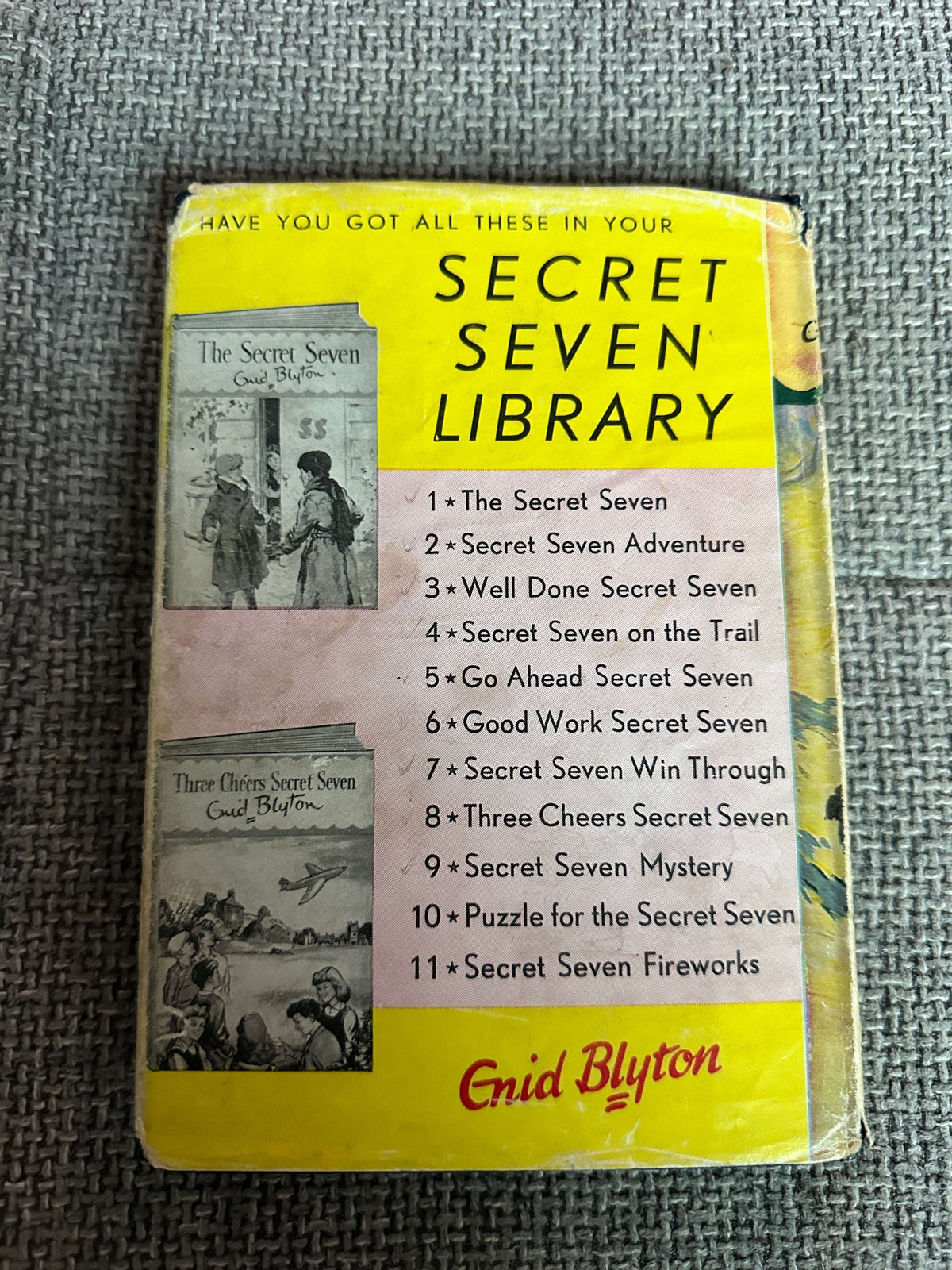 1959 Well Done Secret Seven - Enid Blyton (George Brook Illust) Brockhampton Press