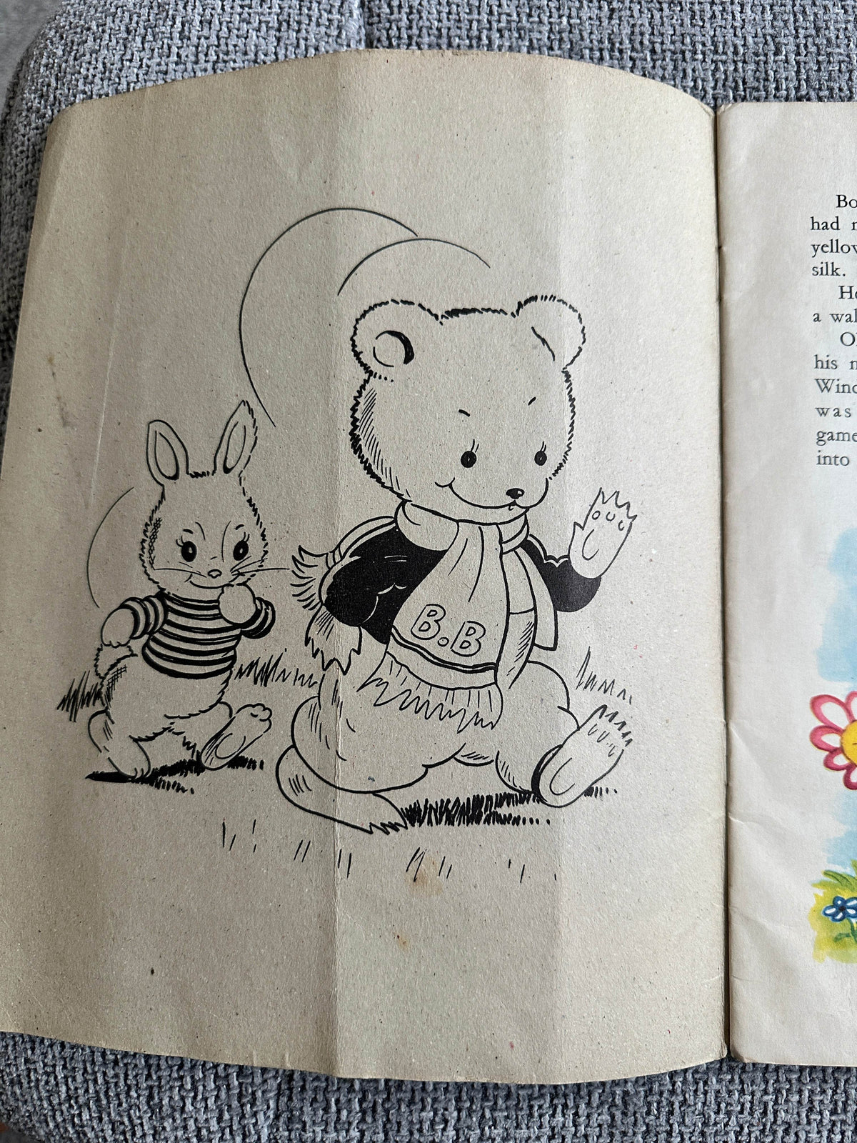 1950’s Bobby Bear’s Red Scarf - Juvenile Productions - Honeyburn Books (UK)