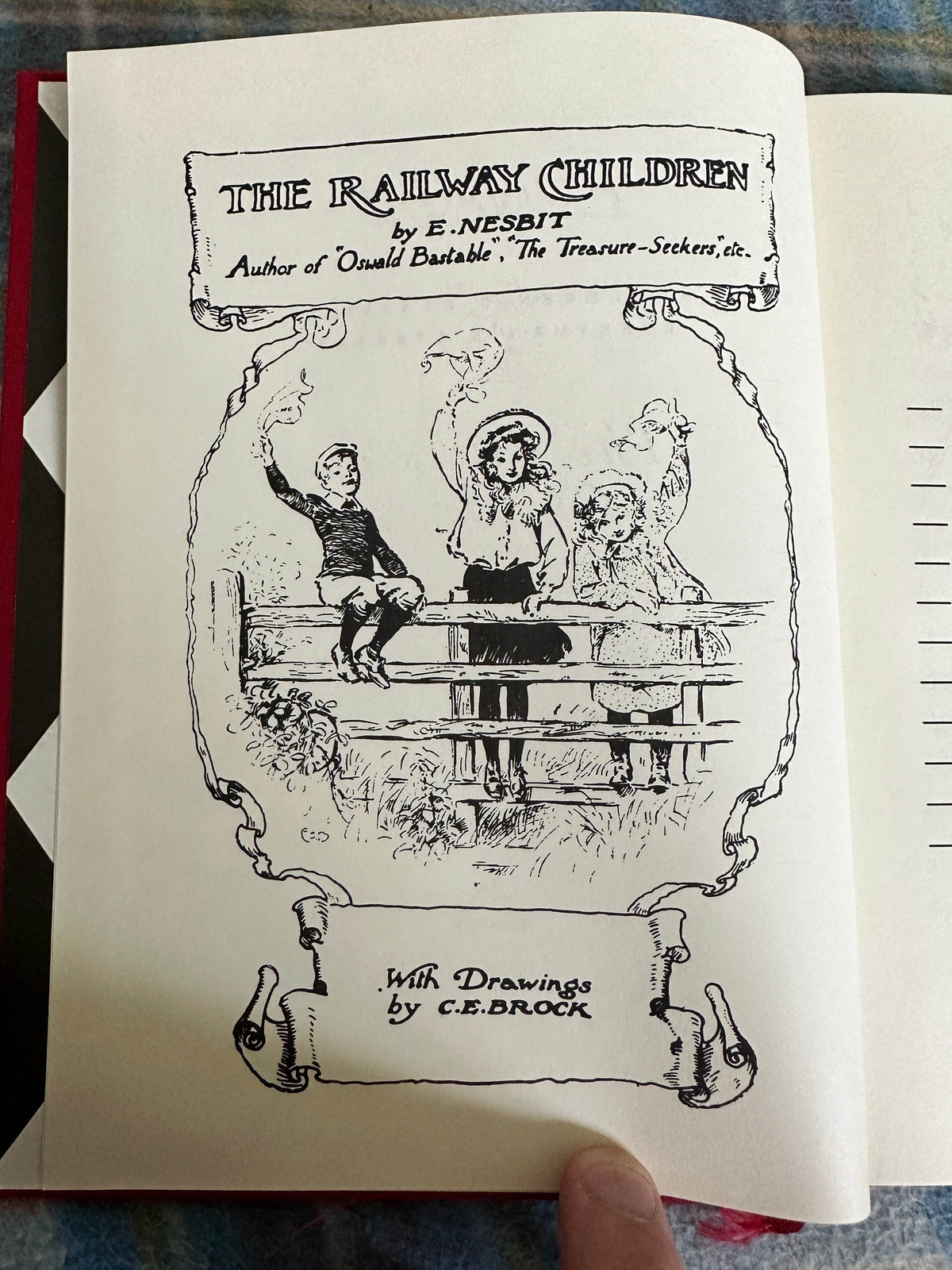 1993 The Railway Children - Edith Nesbit(C. E. Brock Illust) Everyman Library Children’s Classics - Honeyburn Books (UK)