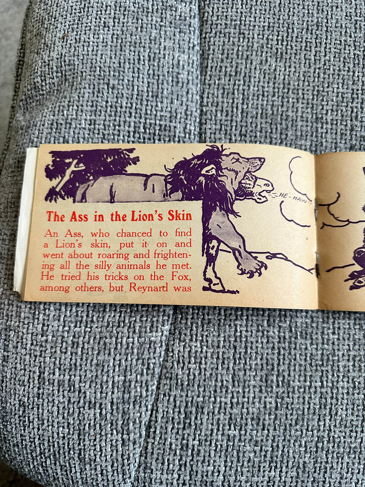 1930’s Æsop’s Fables (No1 Success Series) Harry Rountree Illust (W. H. C. London publisher) - Honeyburn Books (UK)