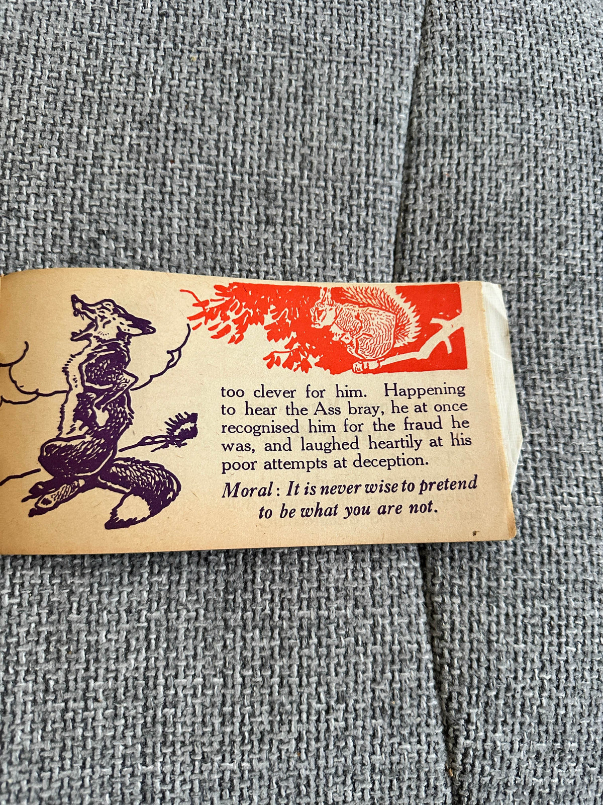 1930’s Æsop’s Fables (No1 Success Series) Harry Rountree Illust (W. H. C. London publisher) - Honeyburn Books (UK)