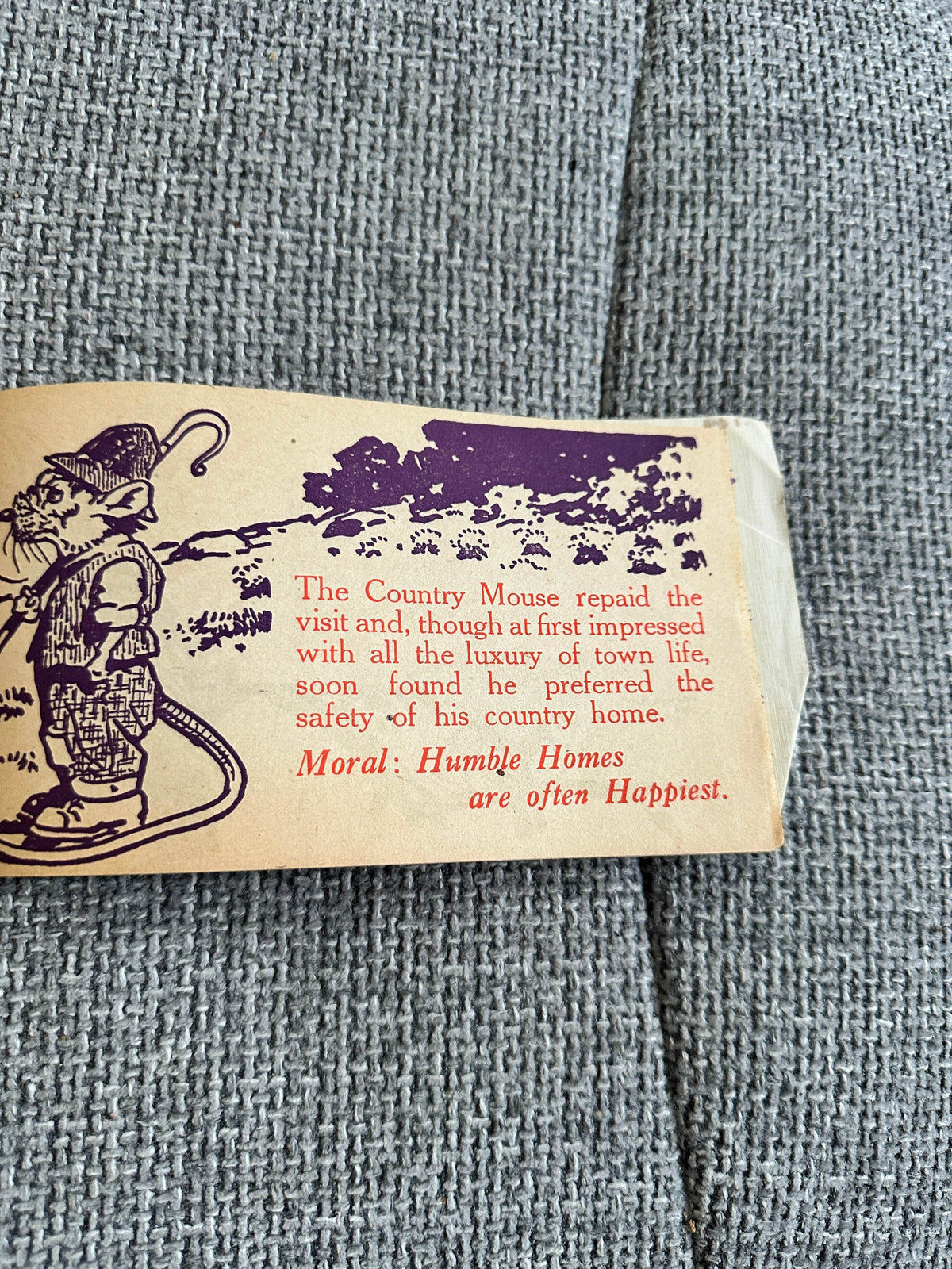 1930’s Æsop’s Fables (No1 Success Series) Harry Rountree Illust (W. H. C. London publisher) - Honeyburn Books (UK)