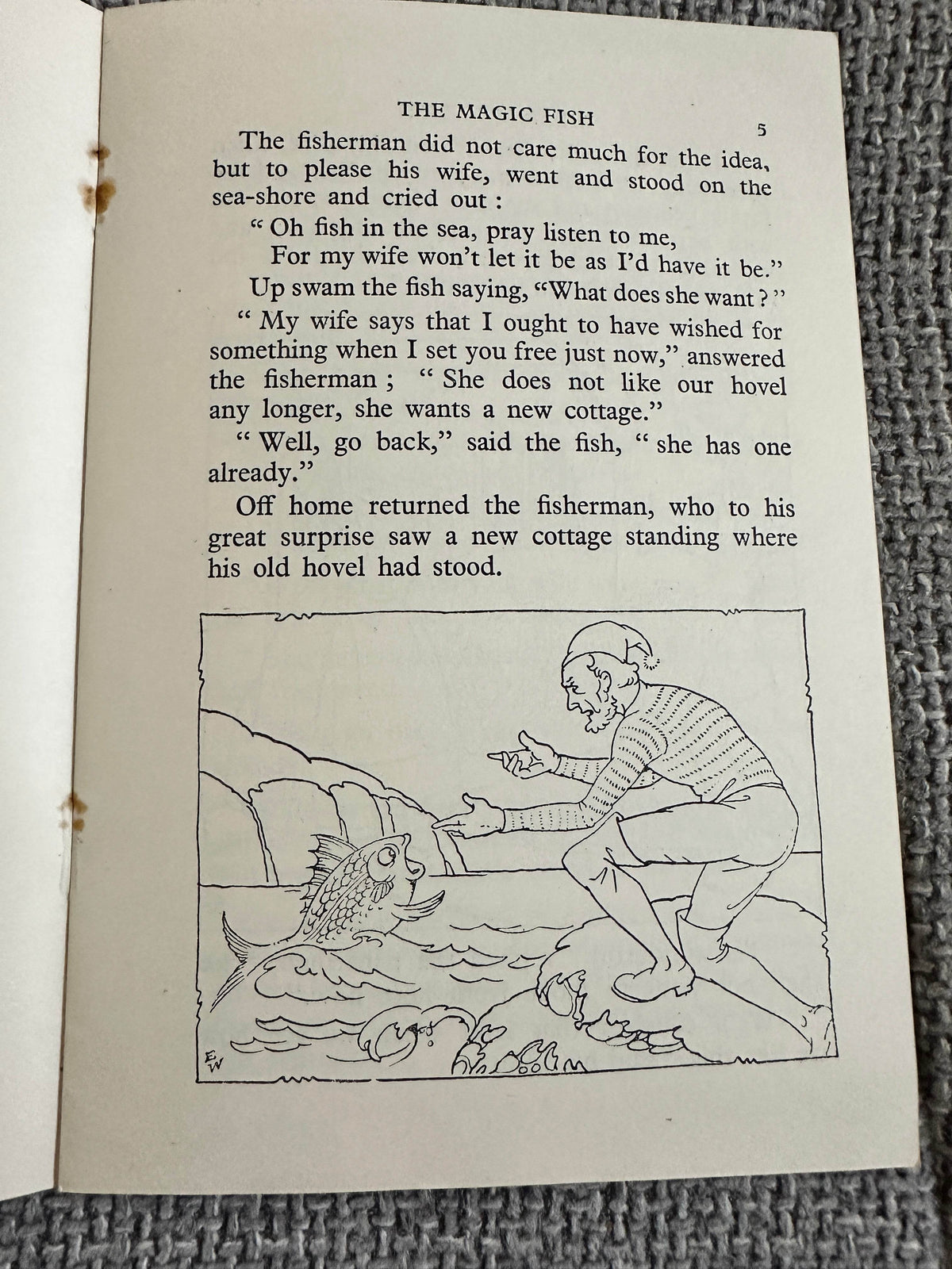 1930’s The Magic Fish - The “Brightways” Book - Honeyburn Books (UK)