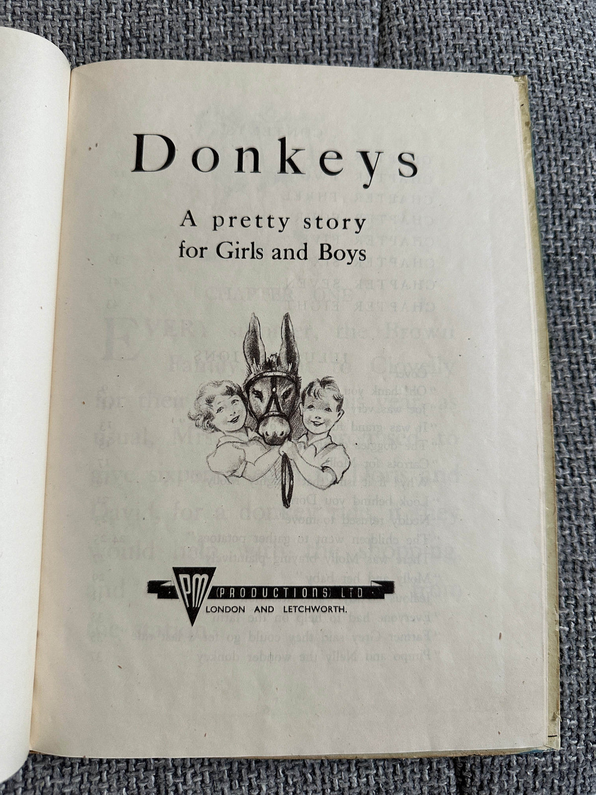 1938 Donkeys (P. M. Productions Ltd) - Honeyburn Books (UK)