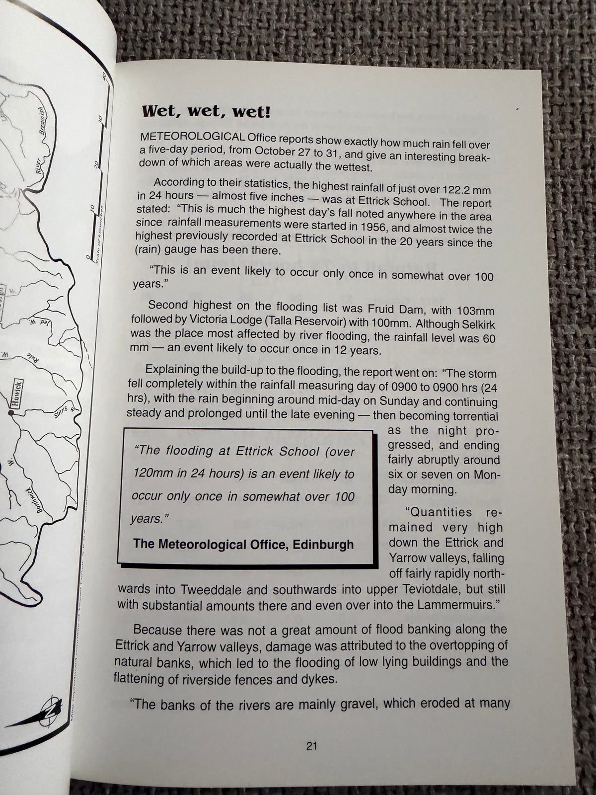 1997 Troubled Waters Recalling The Flood Of ‘77 - Kirkhope Primary School Etterickbridge (Bordersprint Ltd)
