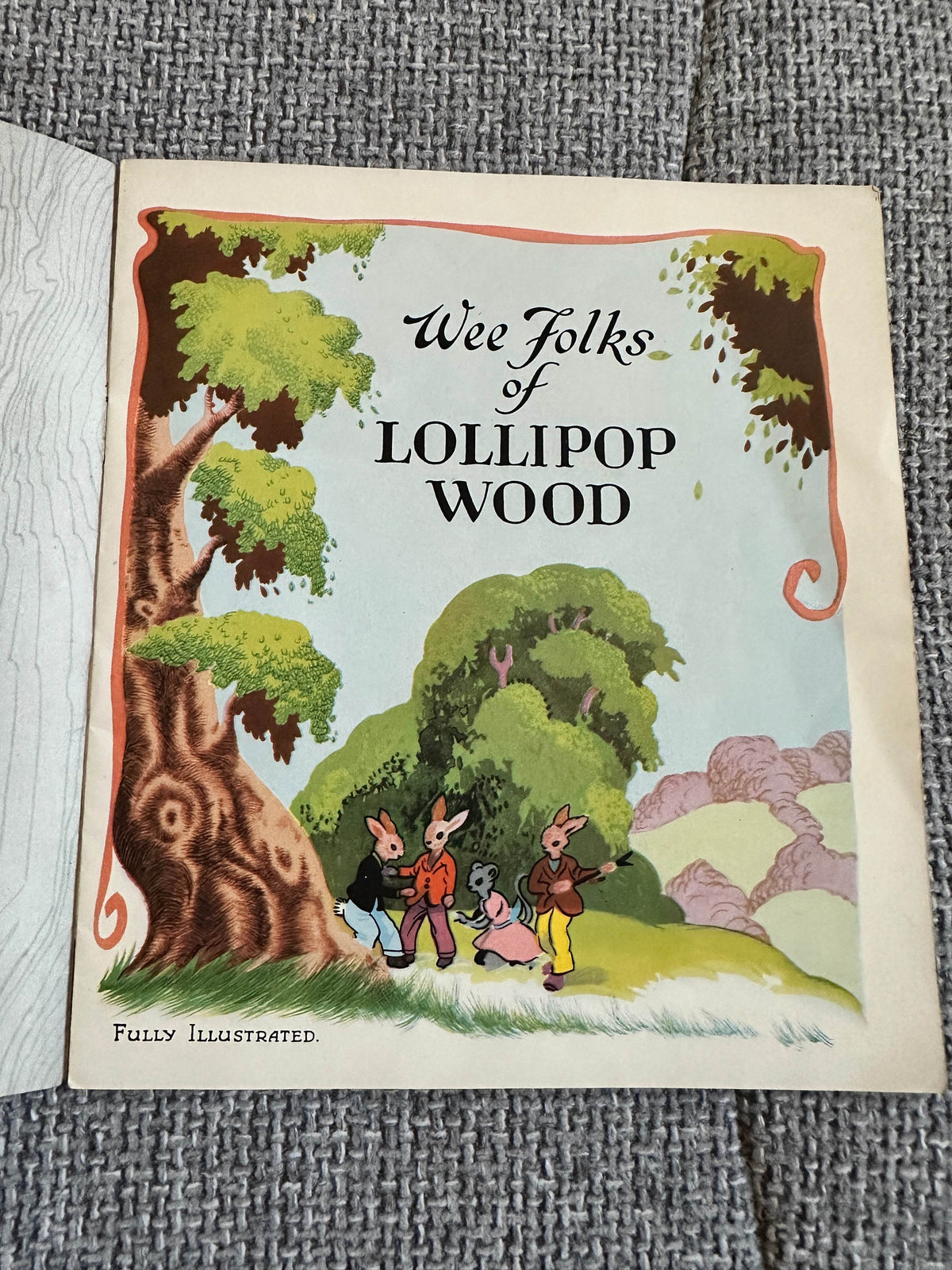 1940’s Wee Folks Of Lollipop Wood(A Chubby Book) - Honeyburn Books (UK)