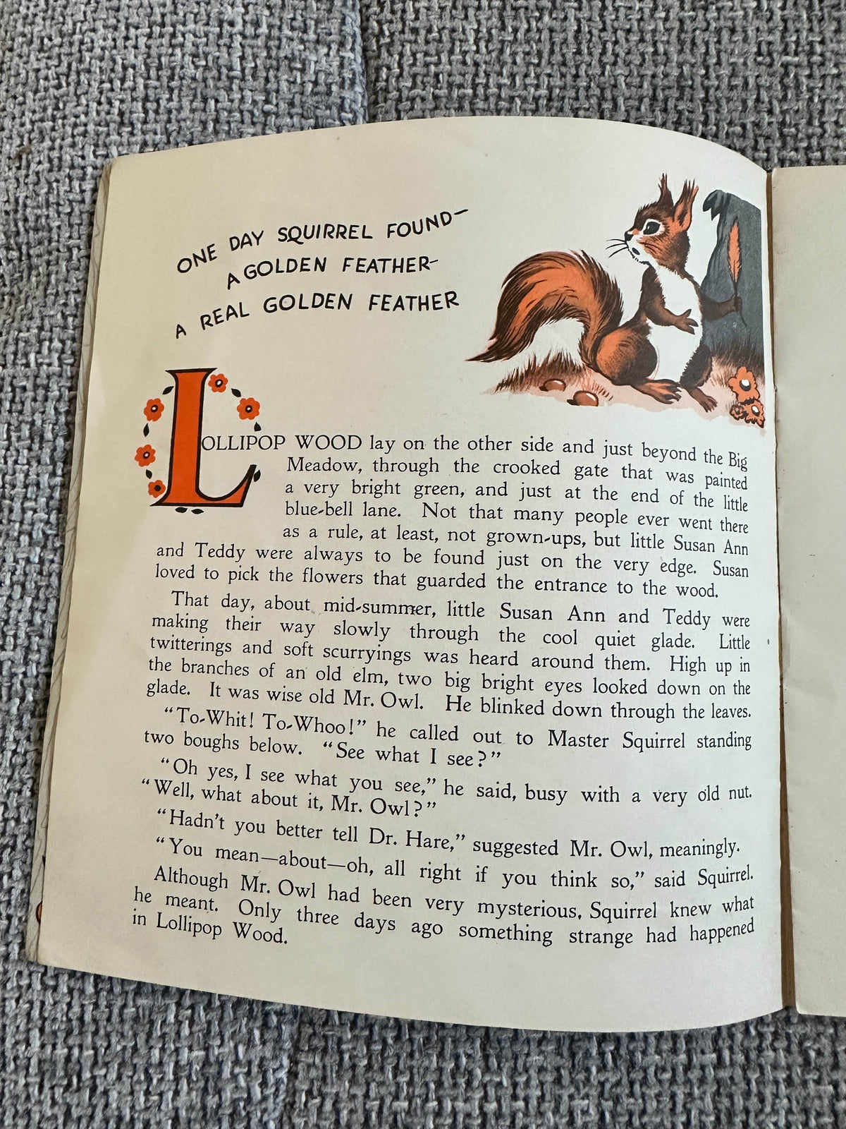 1940’s Wee Folks Of Lollipop Wood(A Chubby Book) - Honeyburn Books (UK)