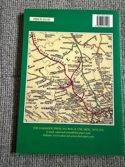 2002 The Harpenden To Hemel Hempstead Railway (The Nickey Line) Sue & Geoff Woodward (The Oakwood Press)