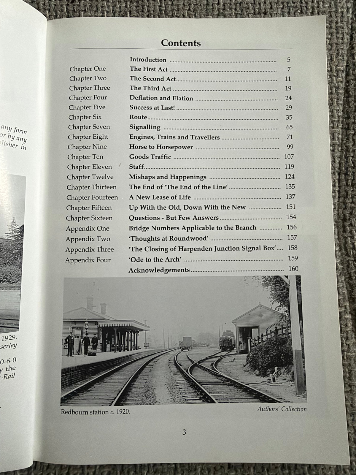 2002 The Harpenden To Hemel Hempstead Railway (The Nickey Line) Sue & Geoff Woodward (The Oakwood Press)