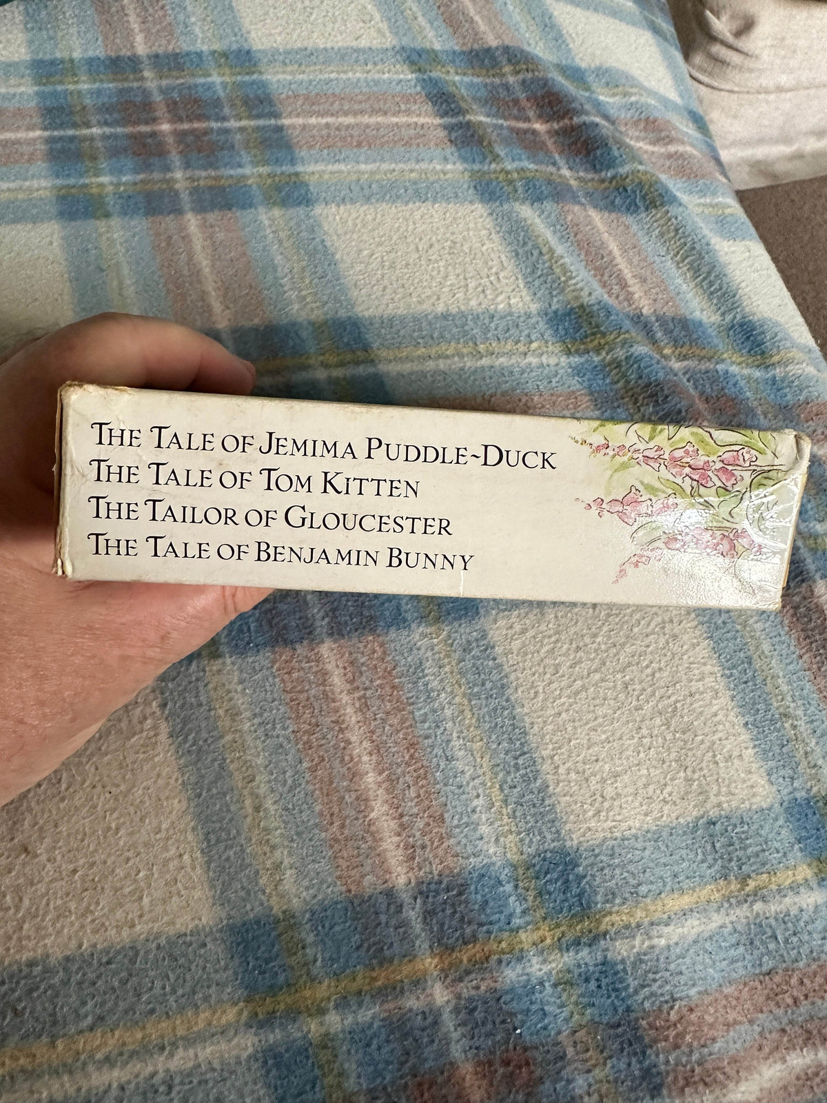 1992 Collect The World Of Beatrix Potter(4 book set in slipcase)Tailor Of Gloucester, Benjamin Bunny, Tom Kitten, Jemima Puddle-Duck) - Honeyburn Books (UK)
