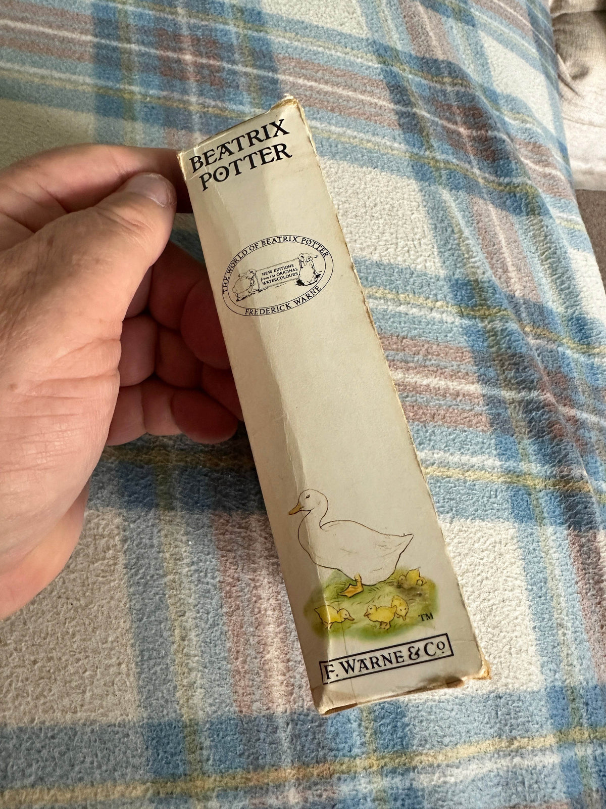 1992 Collect The World Of Beatrix Potter(4 book set in slipcase)Tailor Of Gloucester, Benjamin Bunny, Tom Kitten, Jemima Puddle-Duck) - Honeyburn Books (UK)