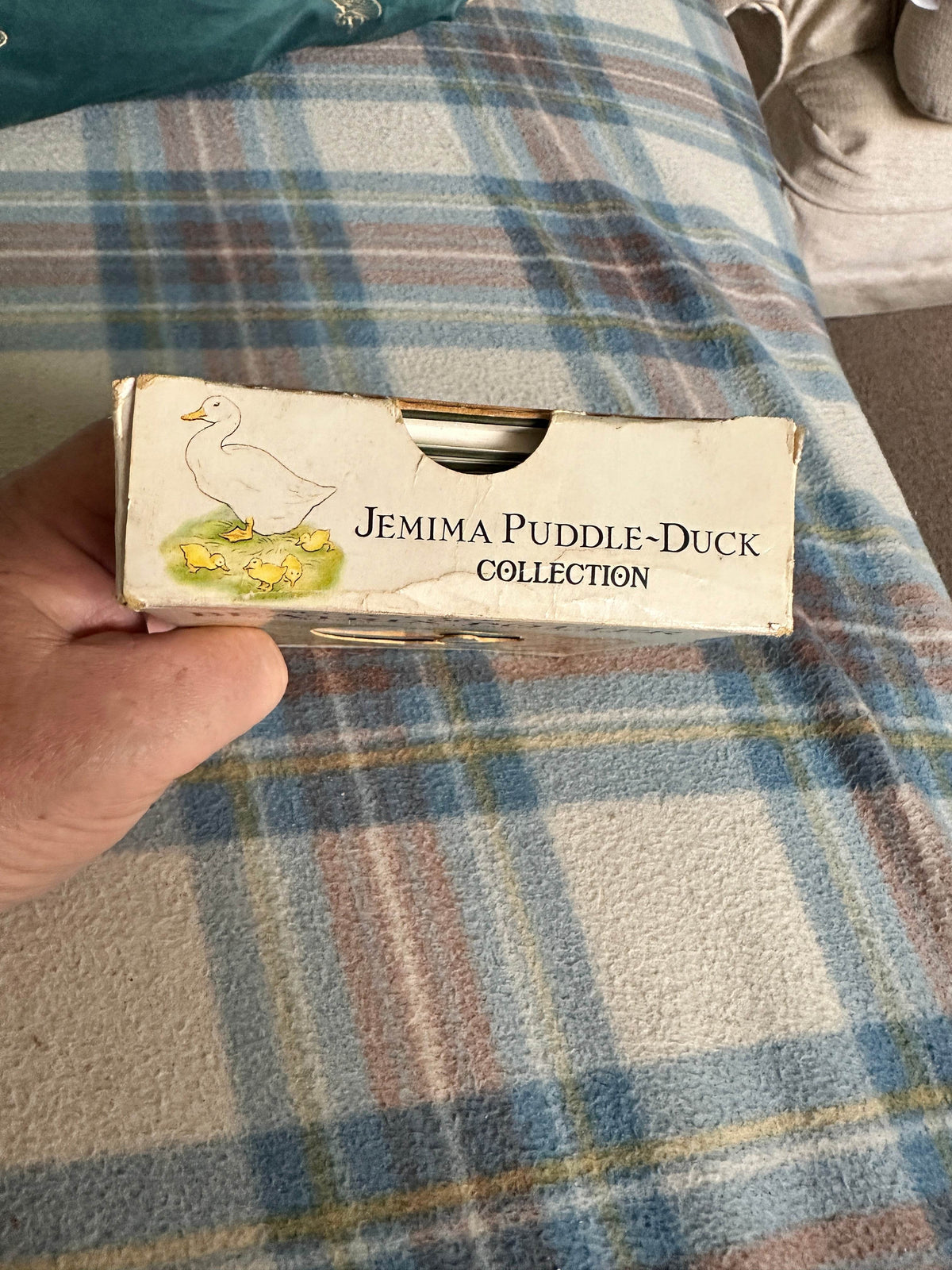 1992 Collect The World Of Beatrix Potter(4 book set in slipcase)Tailor Of Gloucester, Benjamin Bunny, Tom Kitten, Jemima Puddle-Duck) - Honeyburn Books (UK)