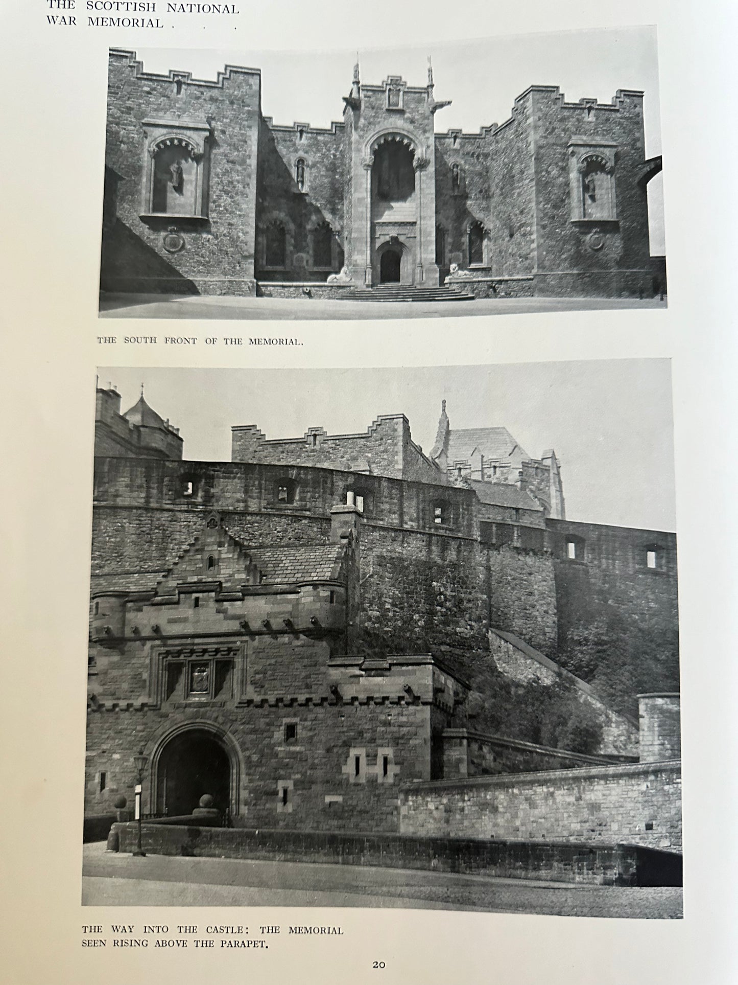 1928 The Scottish War Memorial At The Castle Edinburgh - Sir Lawrence Weaver(Country Life Ltd) - Honeyburn Books (UK)