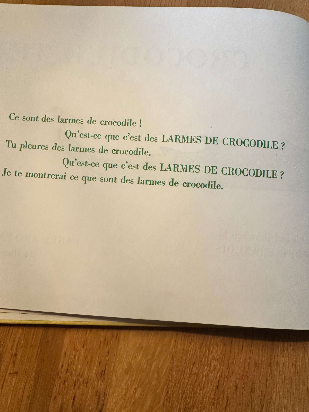 1955*1st* Crocodile 🐊 Tears - André François (Faber & Faber) French/English