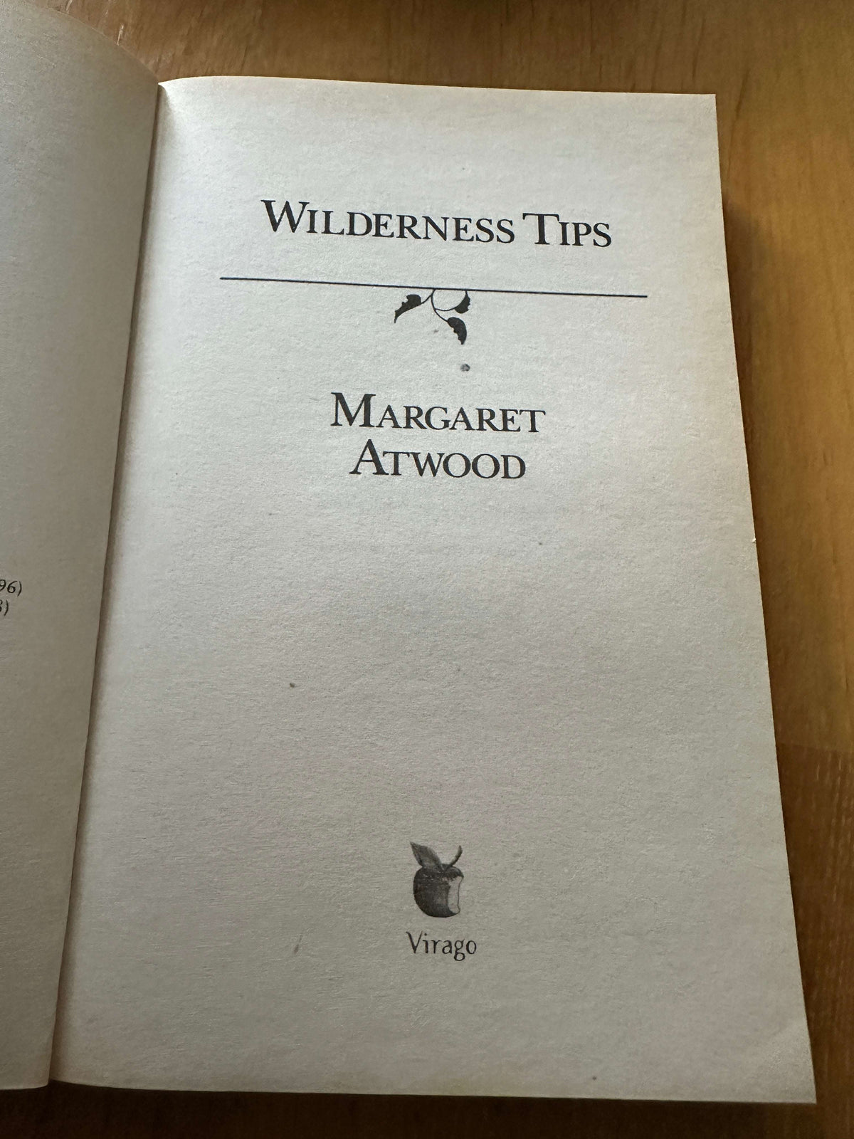 2004 Wilderness Tips - Margaret Atwood (Virago)