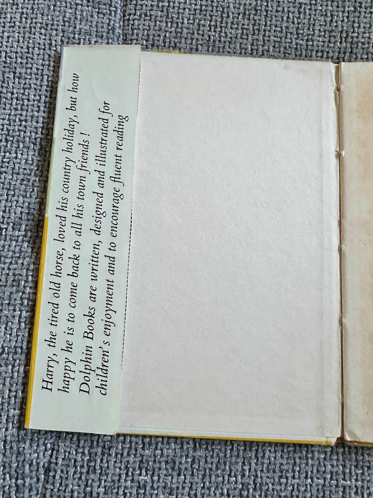 1958*1st* Holiday For Harry - Kay White (Margaret Belsky Illust) Dolphin Books (Brockhampton Press) - Honeyburn Books (UK)