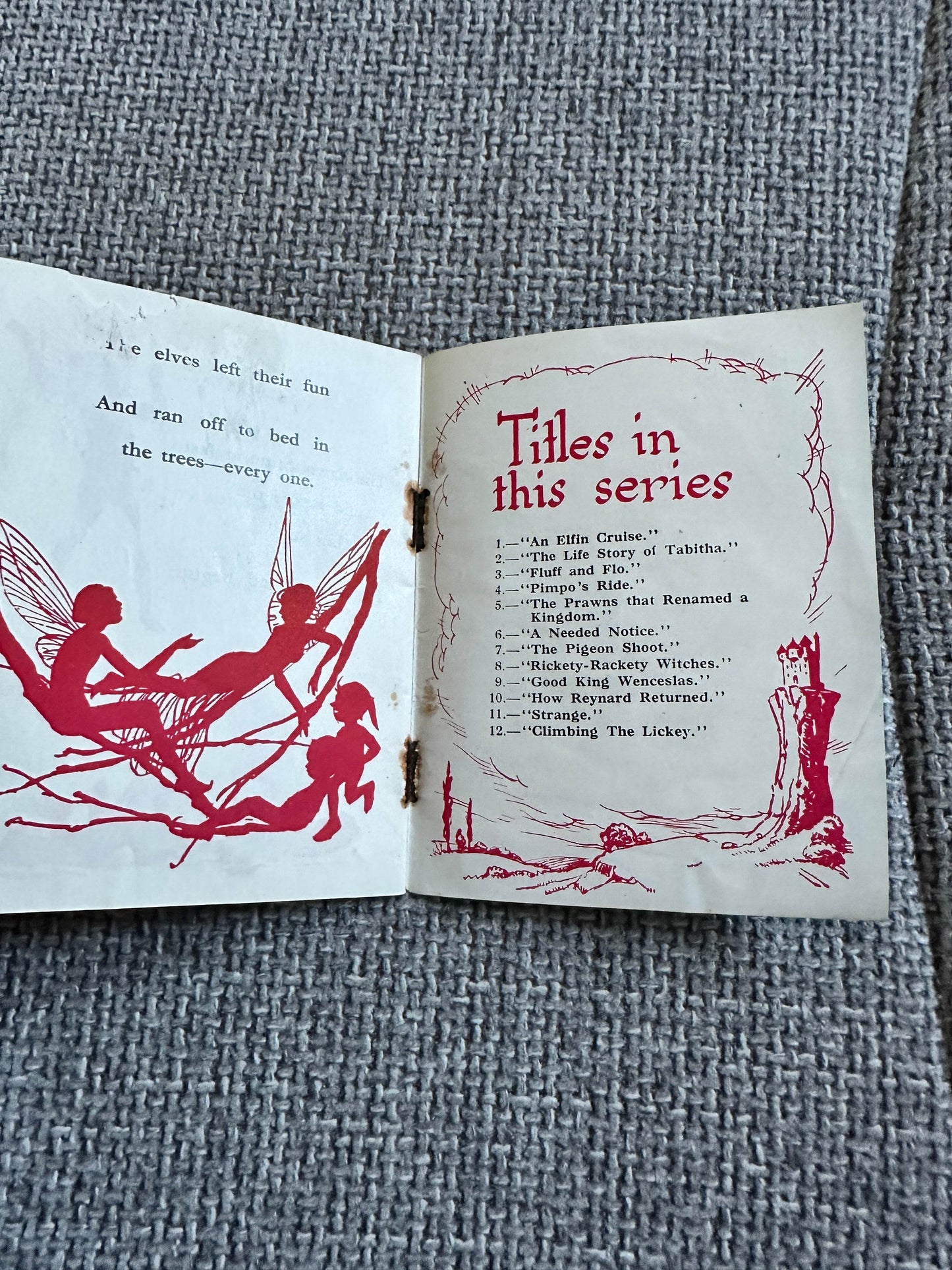 1930’s An Elfin Cruise No.1 Fairylite Midget Library - Honeyburn Books (UK)