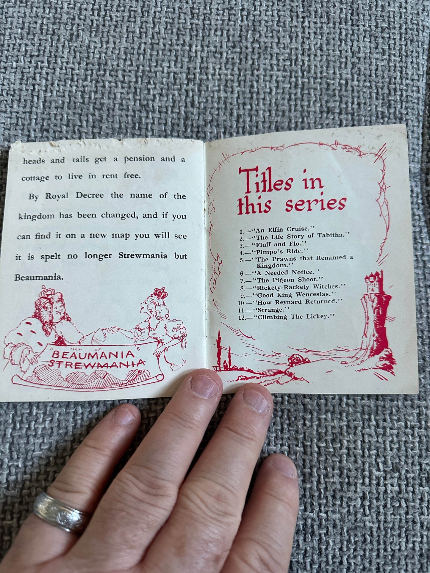 1930’s The Prawns That Renamed A Kingdom (No.5) Fairylite Midget Library - Honeyburn Books (UK)