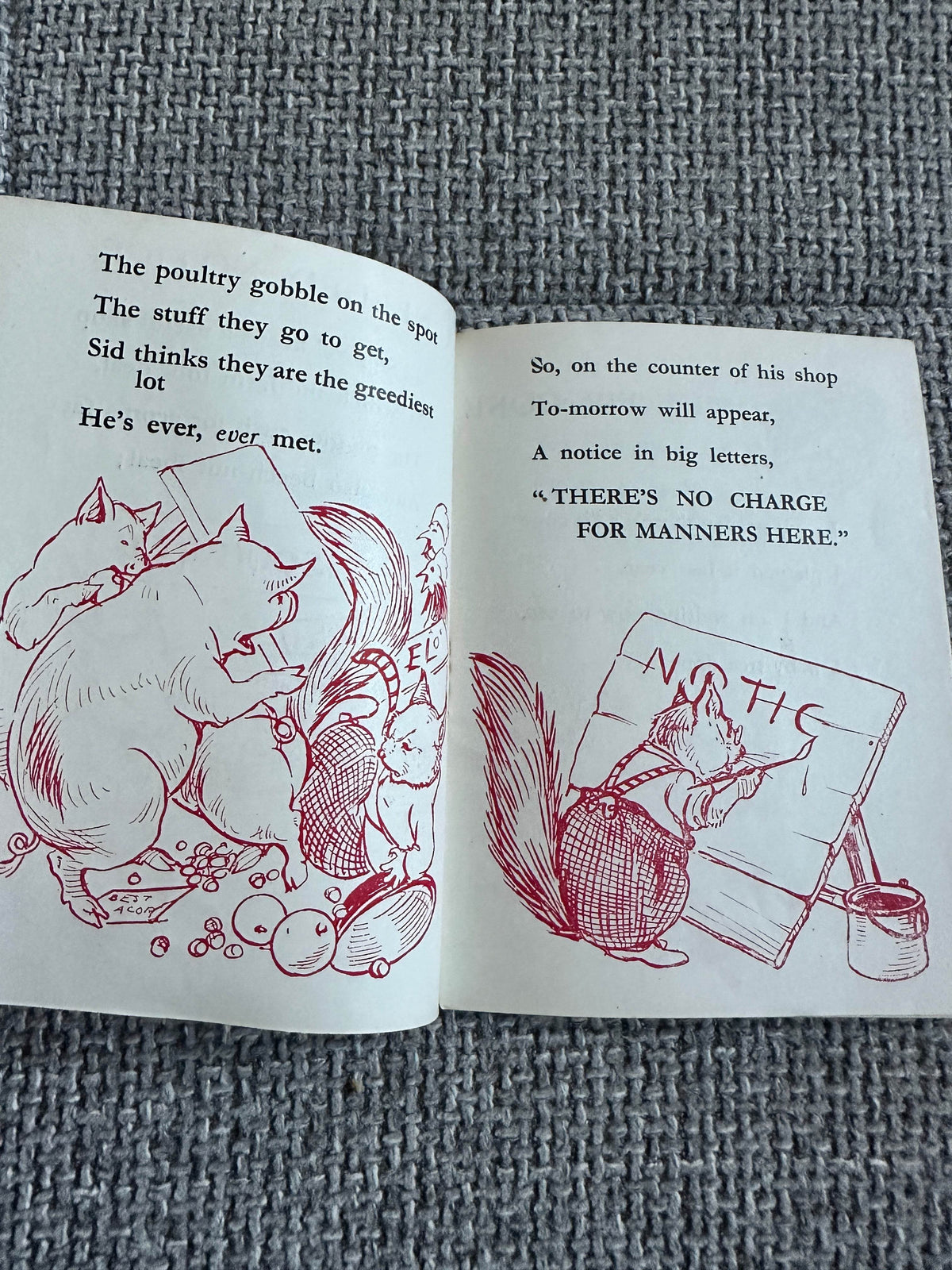 1930’s A Needed Notice (No.6) Fairylite Midget Library - Honeyburn Books (UK)