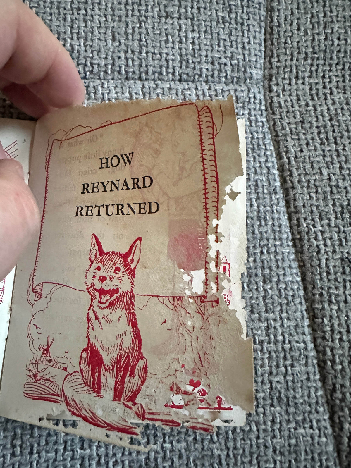 1930’s How Reynard Returned (No. 10) Fairylite Midge Library - Honeyburn Books (UK)