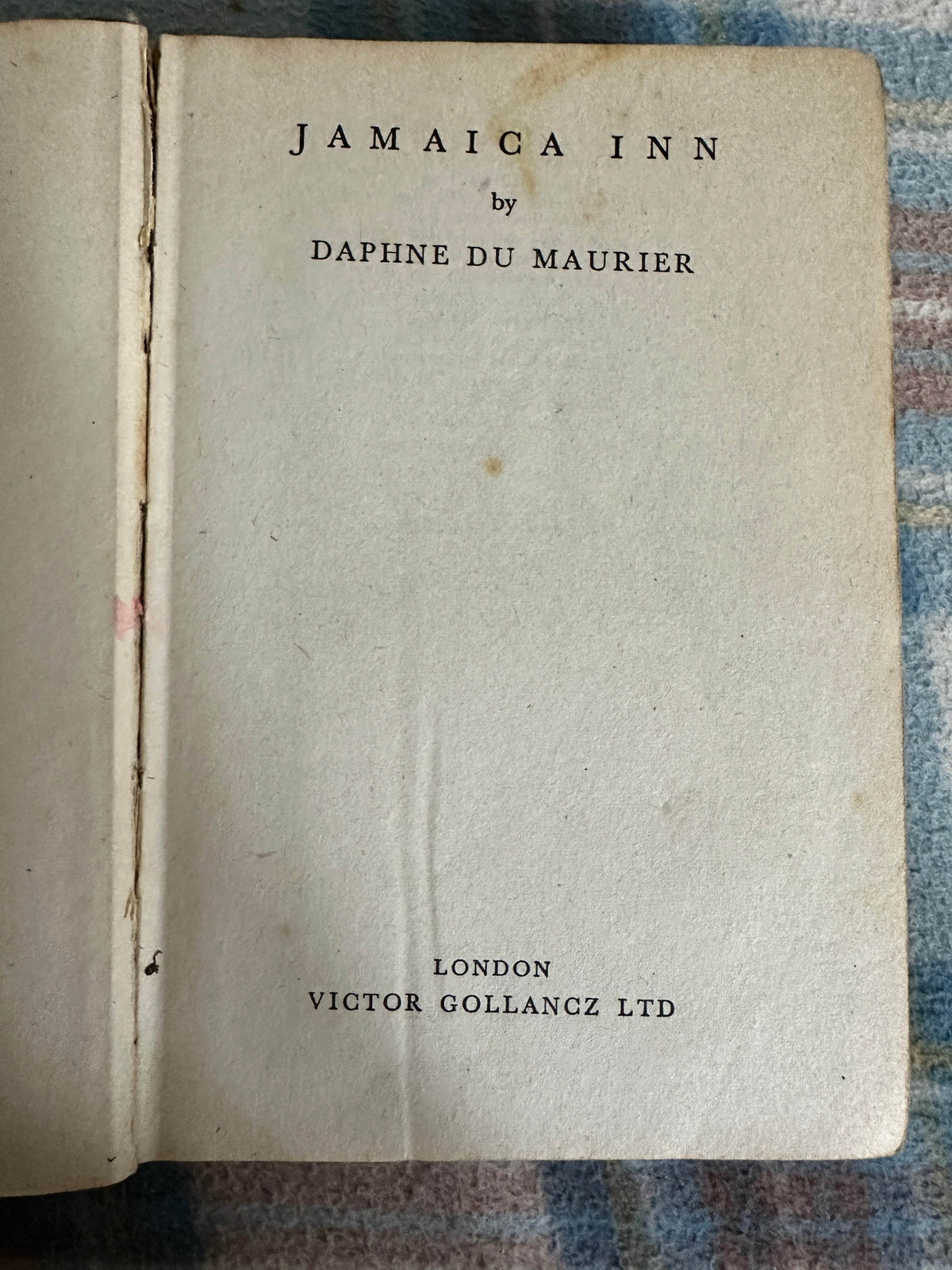 1941 Jamaica Inn - Daphne Du Maurier (Victor Gollancz) - Honeyburn Books (UK)