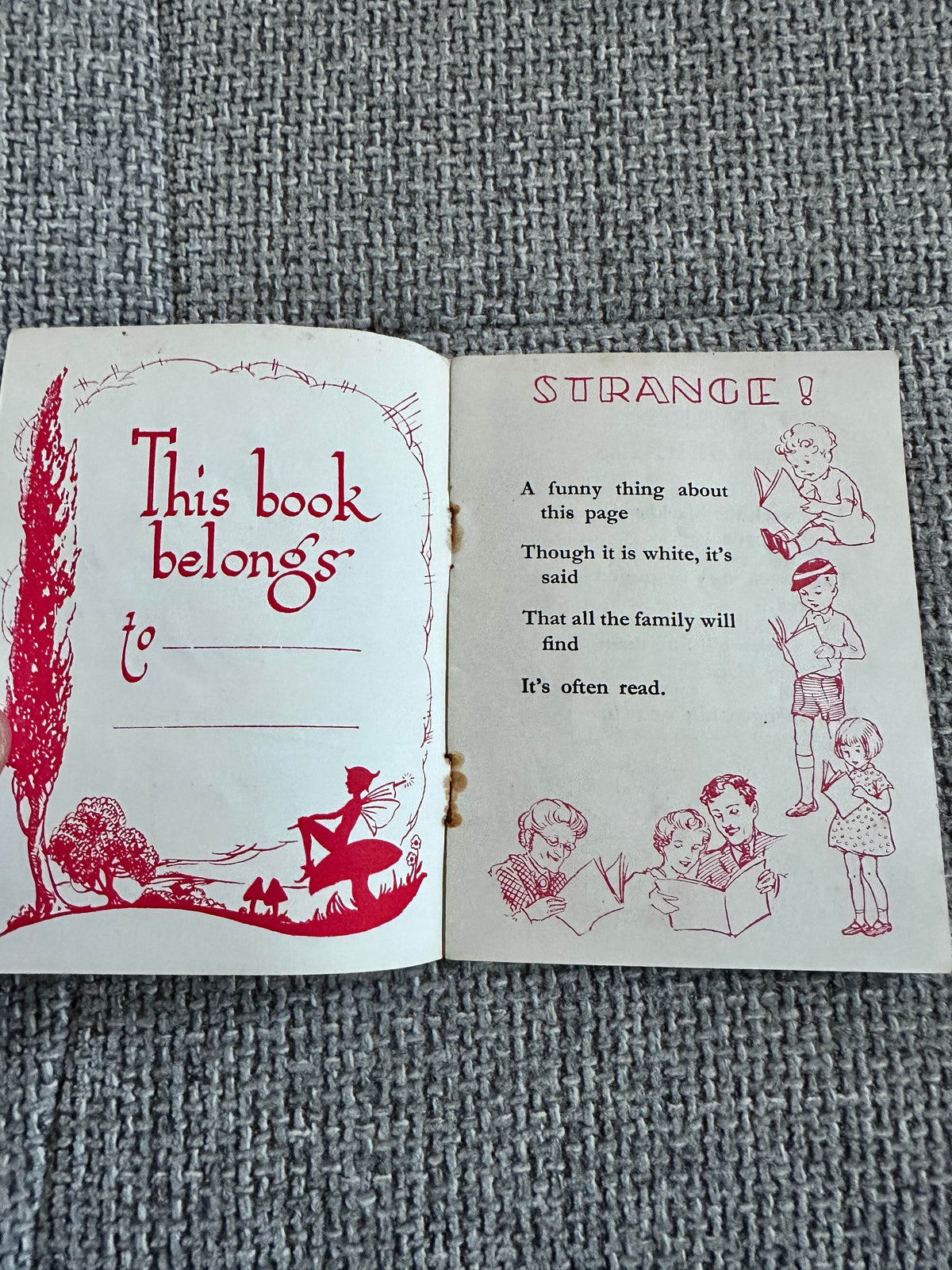 1930’s Strange (No.11) Fairylite Midget Library - Honeyburn Books (UK)