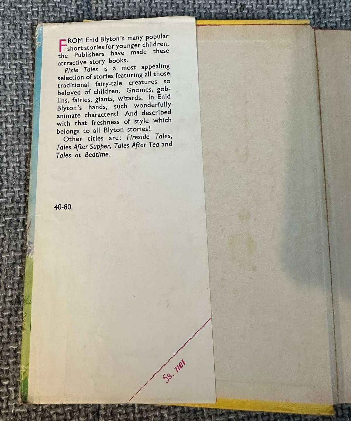 1969 Pixie Tales (Junior Story Books) Enid Blyton (Collins)
