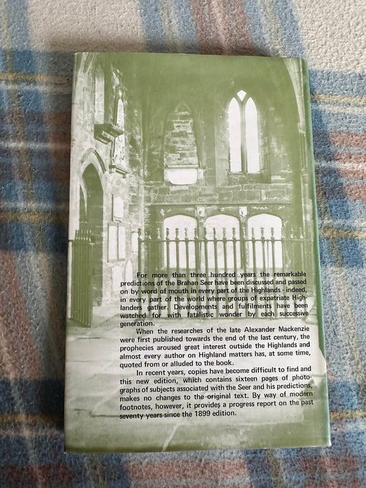 1972 The Prophecies Of The Brahan Seer(Coinneach Odhar Fiosaiche) - Alexander MacKenzie(Sutherland Press) - Honeyburn Books (UK)