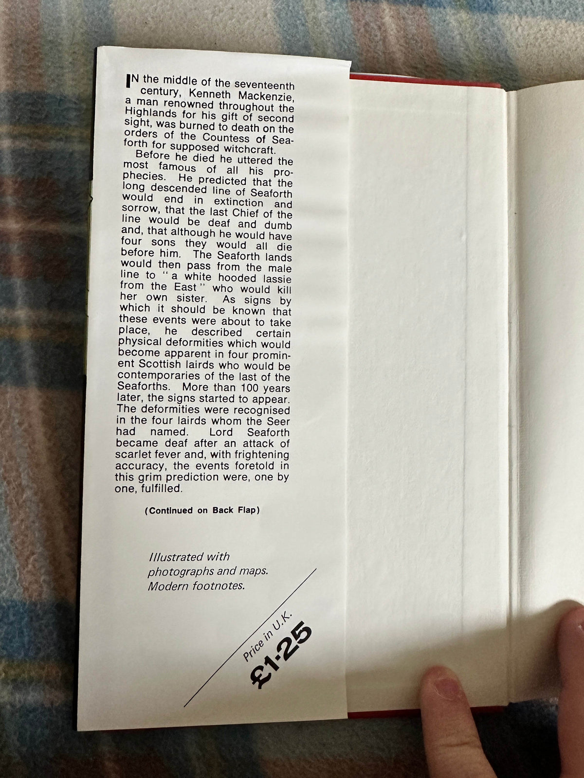 1972 The Prophecies Of The Brahan Seer(Coinneach Odhar Fiosaiche) - Alexander MacKenzie(Sutherland Press) - Honeyburn Books (UK)