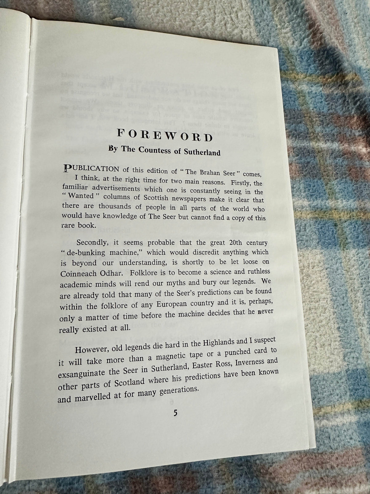 1972 The Prophecies Of The Brahan Seer(Coinneach Odhar Fiosaiche) - Alexander MacKenzie(Sutherland Press) - Honeyburn Books (UK)