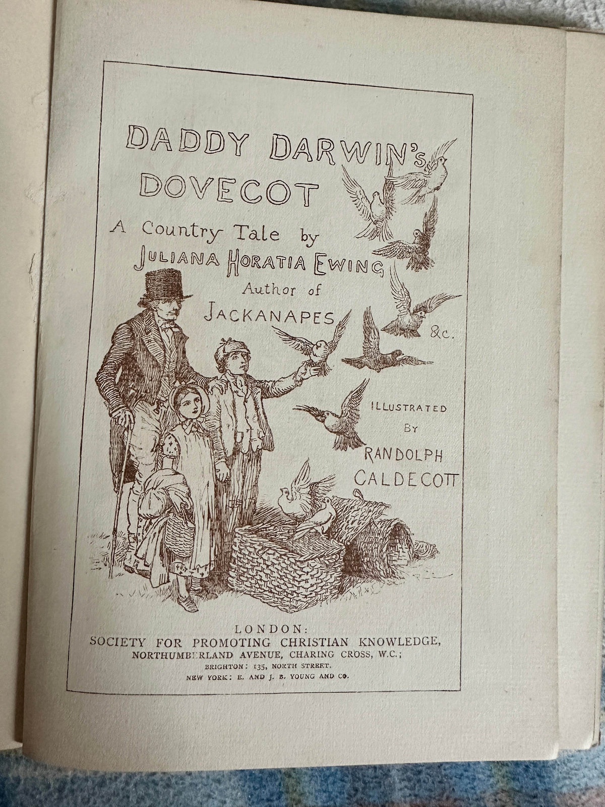 1884*1st* Daddy Darwin’s Dovecot - Juliana Horatia Ewing(Randolph Caldecott) Society For Promoting Christian Knowledge) - Honeyburn Books (UK)