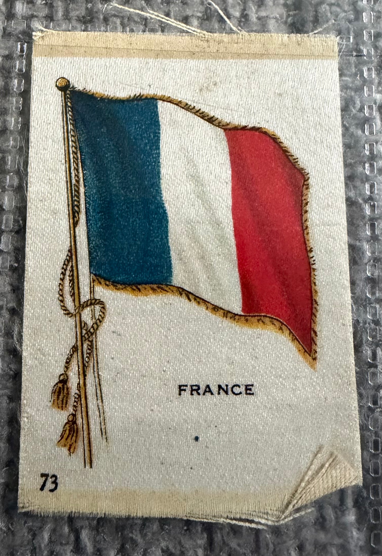 12 x Vintage Wix / B.D.V. Tobacco Silk Flag Cards — World Flags Collection c.1910s–1930s