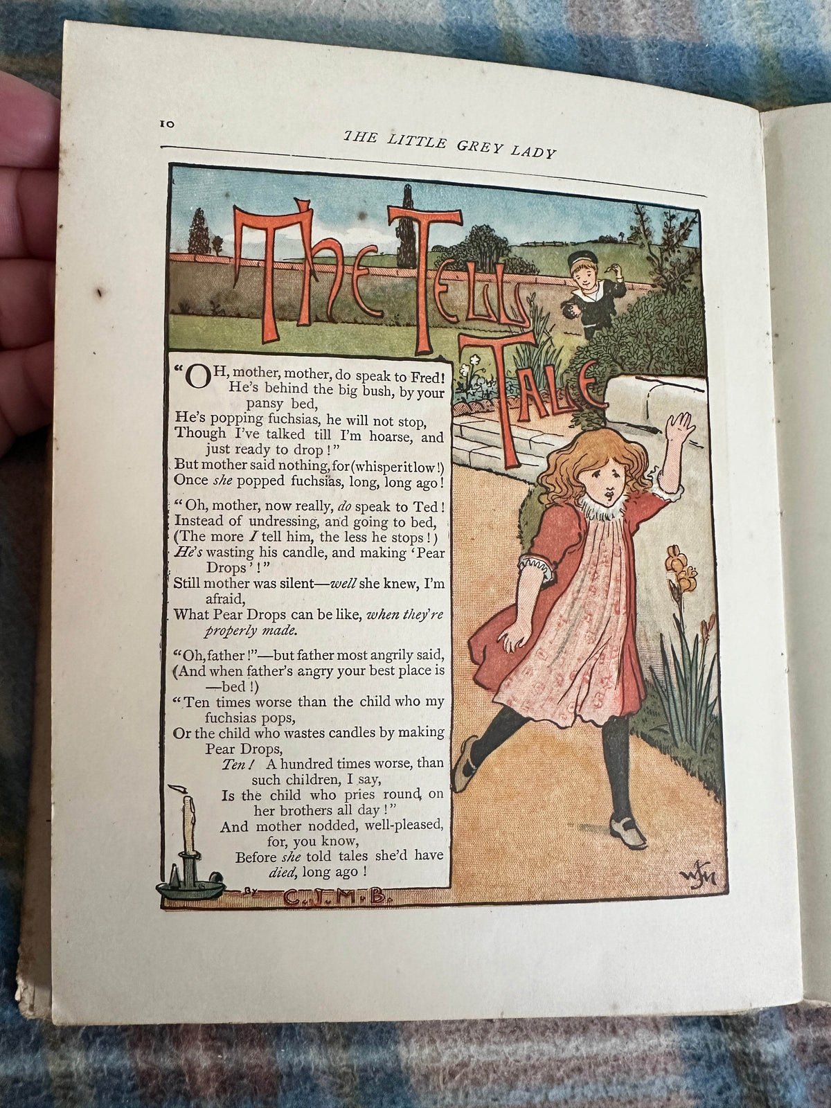 1896 The Little Grey Lady & Other Tales & Verses - C. I. M. B.(SPCK publishers) - Honeyburn Books (UK)
