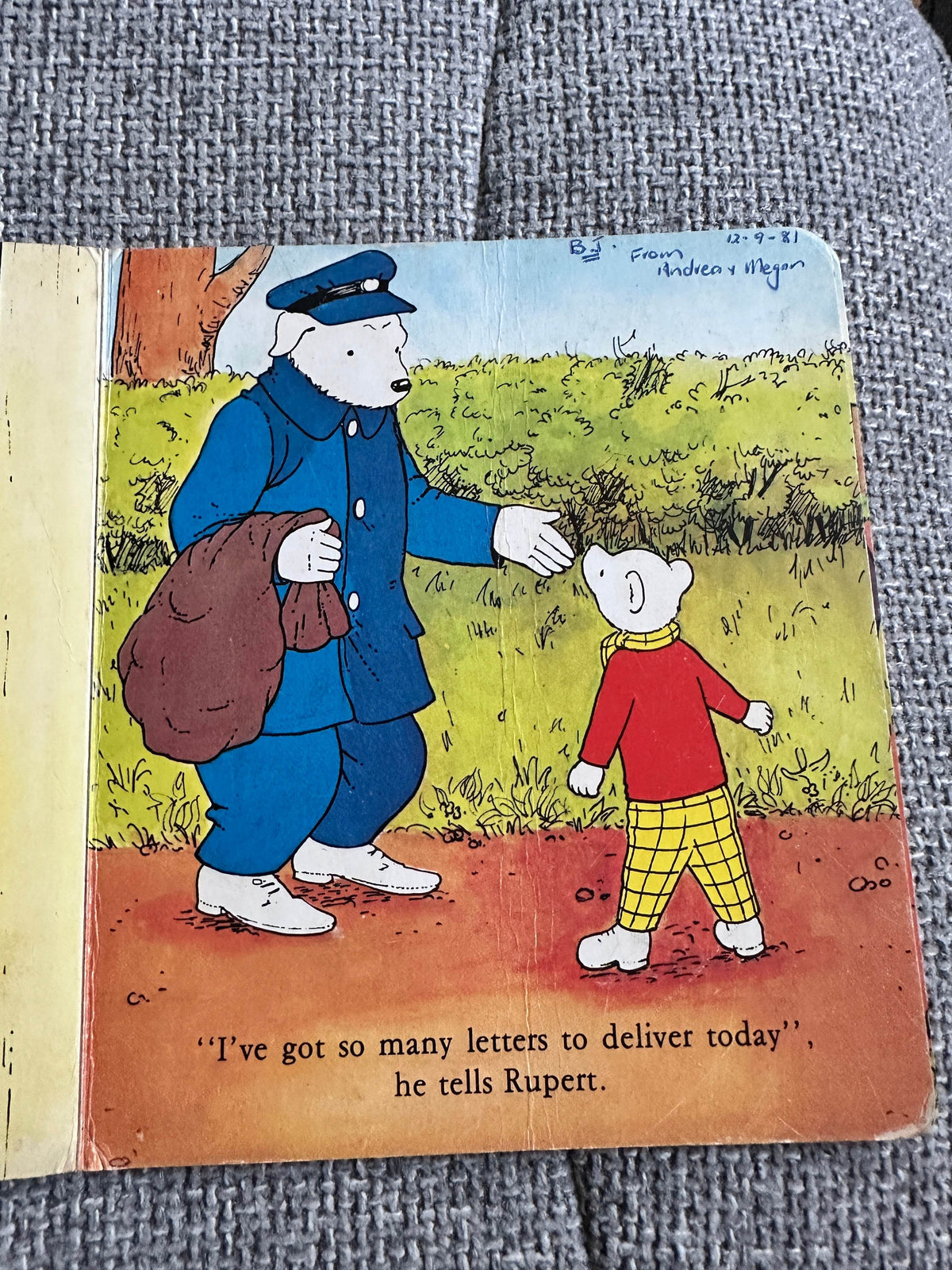 1977 Rupert The Postman (Purnell Books) - Honeyburn Books (UK)