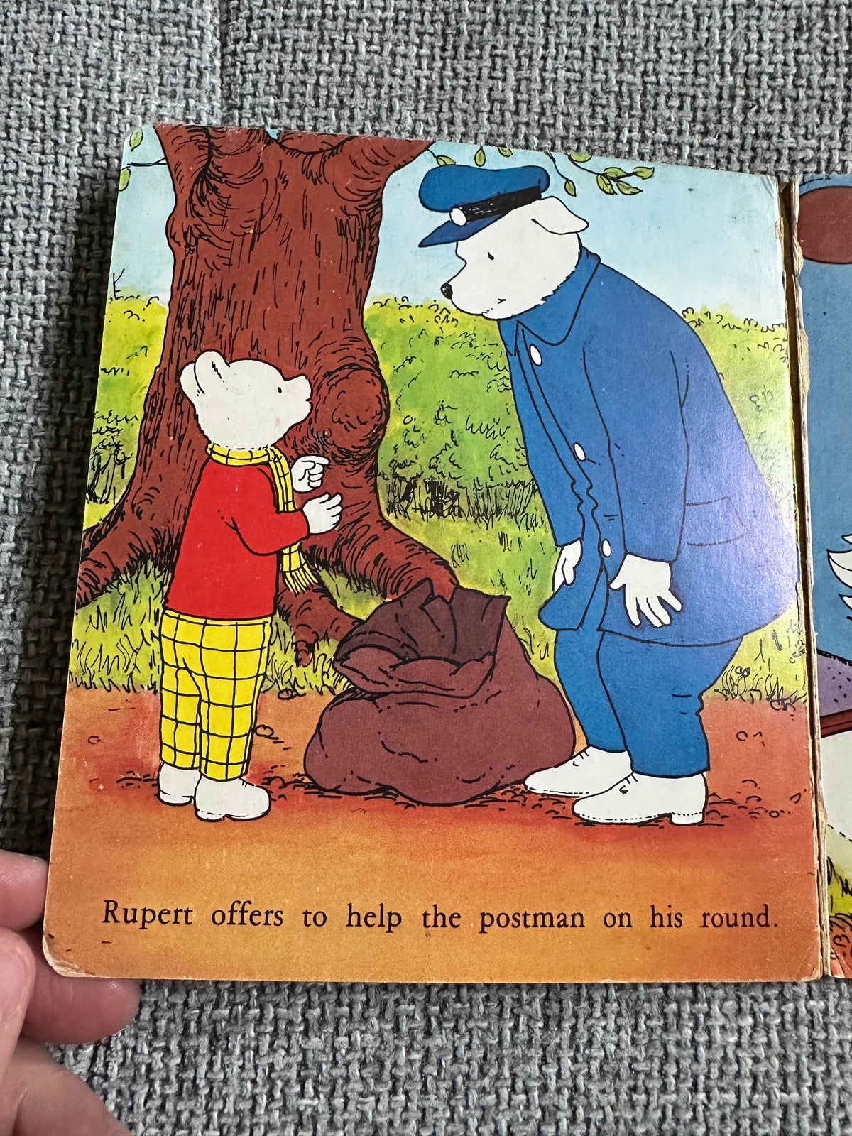 1977 Rupert The Postman (Purnell Books) - Honeyburn Books (UK)