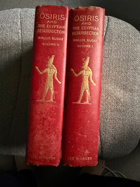 1811 Osiris & The Egyptian Resurrection (2x vols) E. A. Wallis Budge (Lee Warner Publisher)