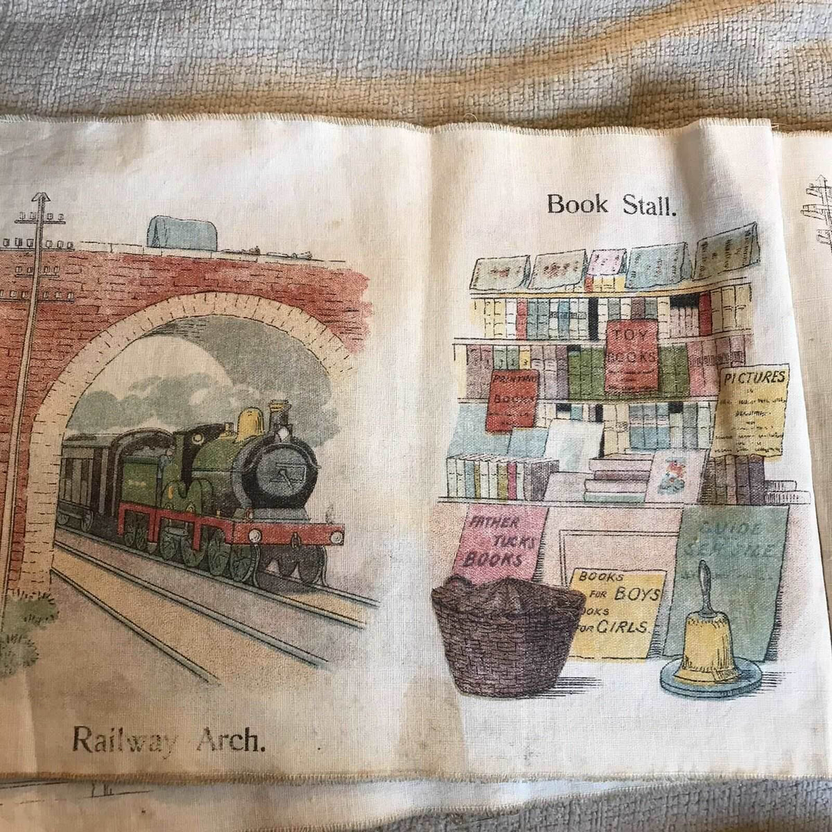 *RARE* Faded 1914circa Our Railway Book (cloth) Raphael Tuck - Honeyburn Books (UK)