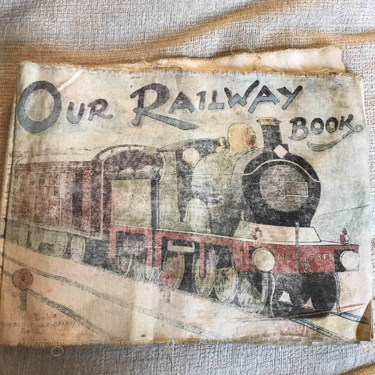 *RARE* Faded 1914circa Our Railway Book (cloth) Raphael Tuck - Honeyburn Books (UK)