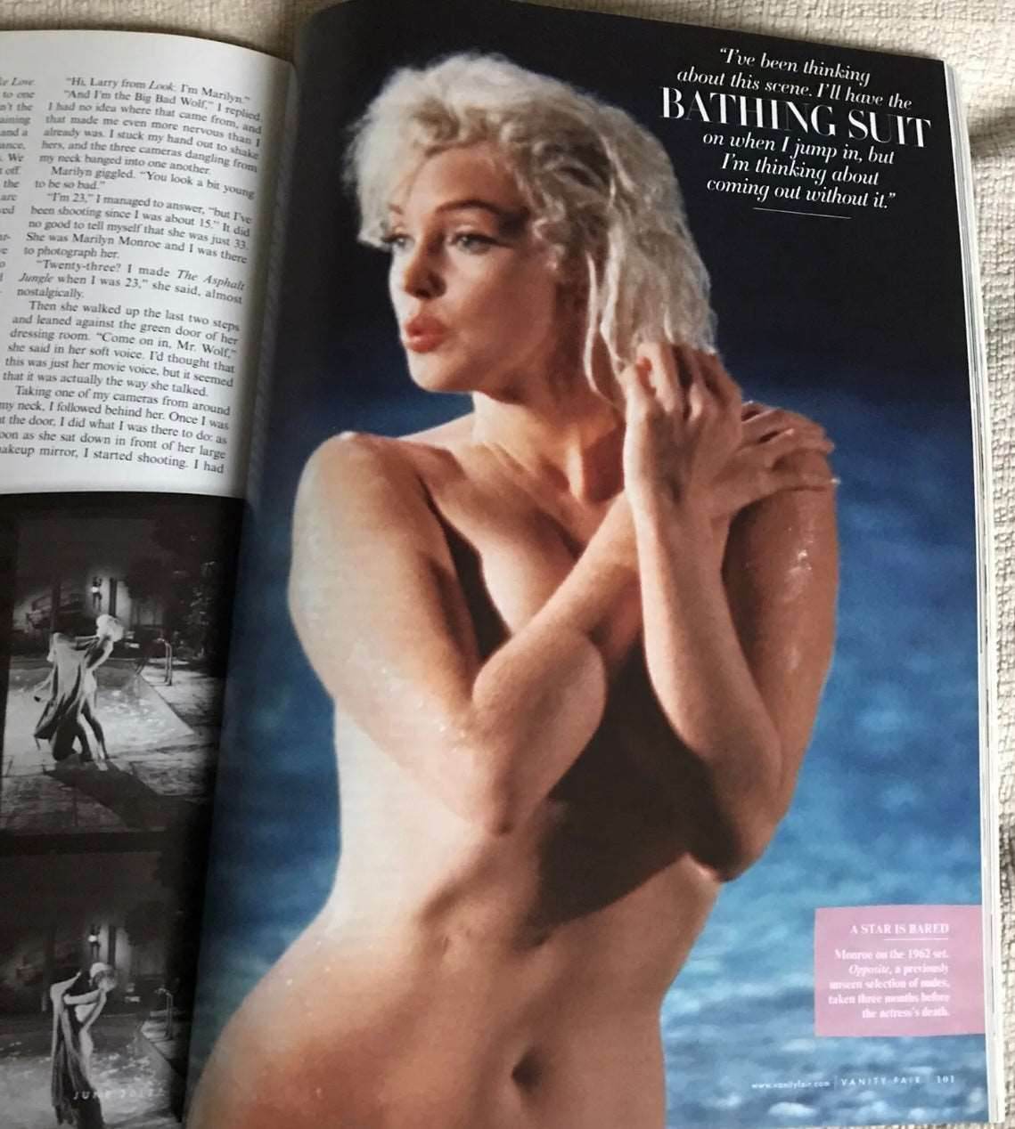 *RARE* Vanity Fair June 2012 Marilyn Monroe Lost Nudes Issue - Honeyburn Books (UK)