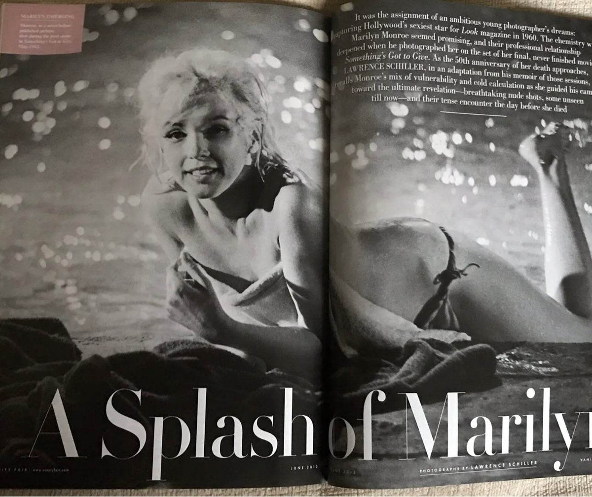 *RARE* Vanity Fair June 2012 Marilyn Monroe Lost Nudes Issue - Honeyburn Books (UK)