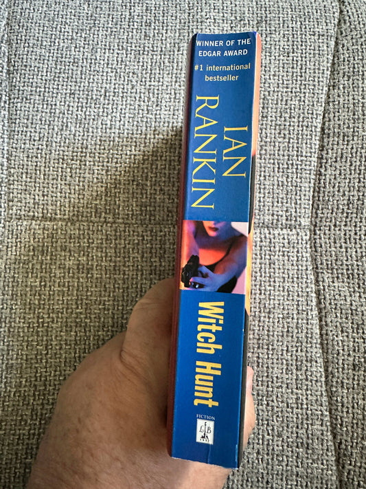 Signed first edition Witch Hunt Ian Rankin with award-winning label and unique spine design