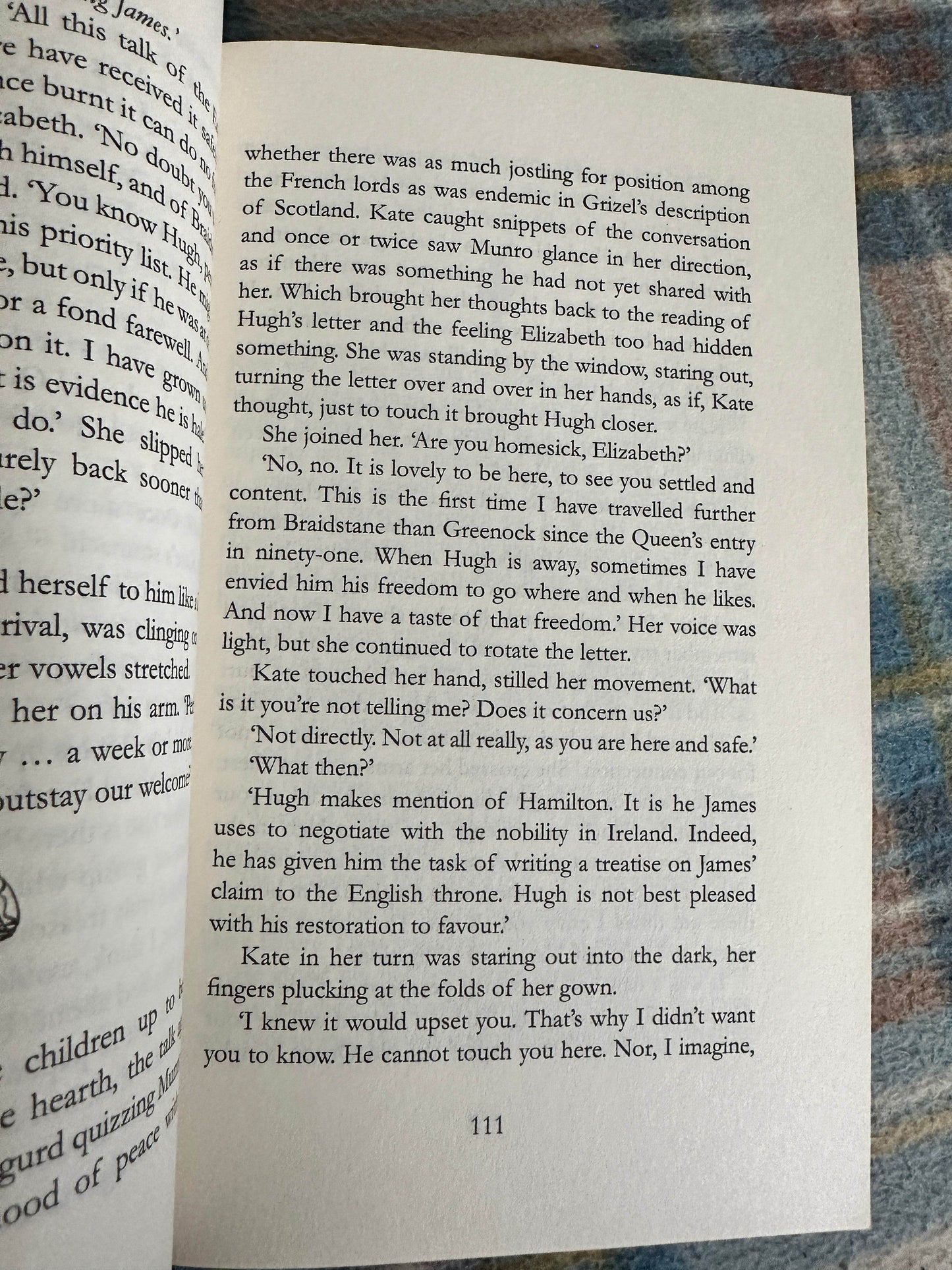 Signed By Sword and Storm Margaret Skea fiction book page with text and illustrations