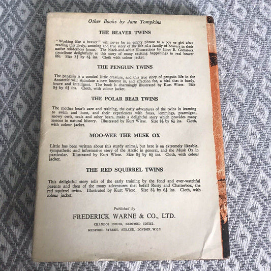 1956*1st* The Porcupine Twins - Jane Tompkins(Kurt Wiese Illust) Frederick Warne - Honeyburn Books (UK)