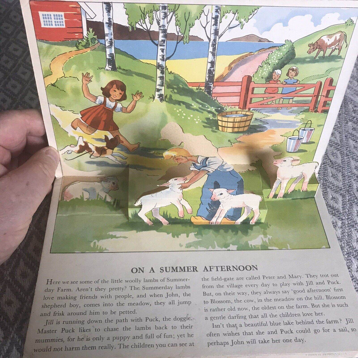 1952*1st* Summer Days Pop-Up (Bairn Books Publisher) - Honeyburn Books (UK)