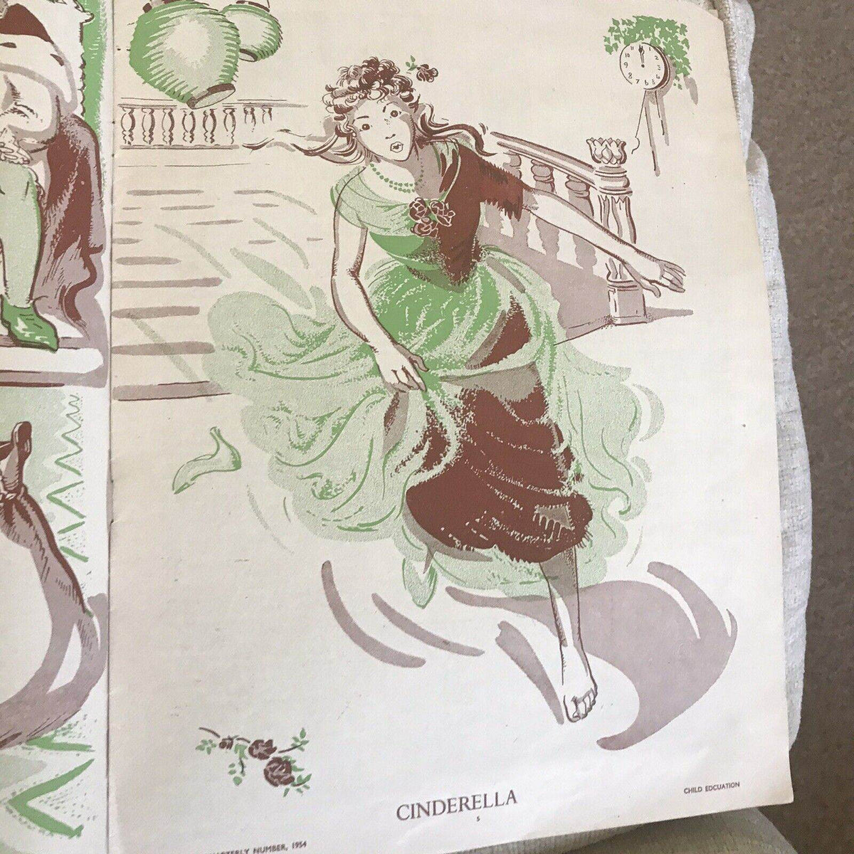 1954 Child Education Spring Quarterly Magazine Covers Torn Pub Evans Brothers - Honeyburn Books (UK)