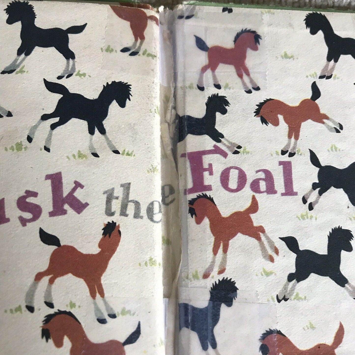 1960’s Frisk The Foal - Father Tuck Little Book (Raphael Tuck) Cute Book - Honeyburn Books (UK)