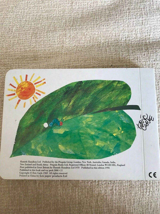 1994 The Very Hungry Caterpillar Board Book by Eric Carle (Hamish Hamilton) - Honeyburn Books (UK)
