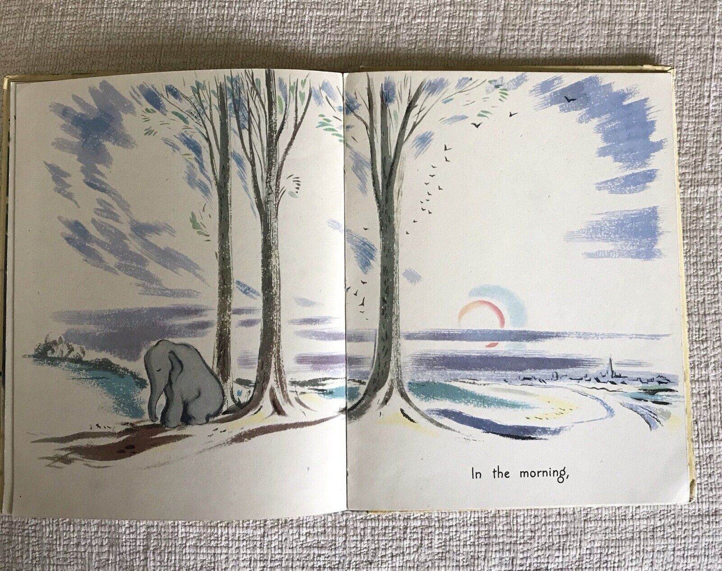 1952*1st*The Baby Elephant A Gilbert Dunlop Book For Children Hb - Honeyburn Books (UK)