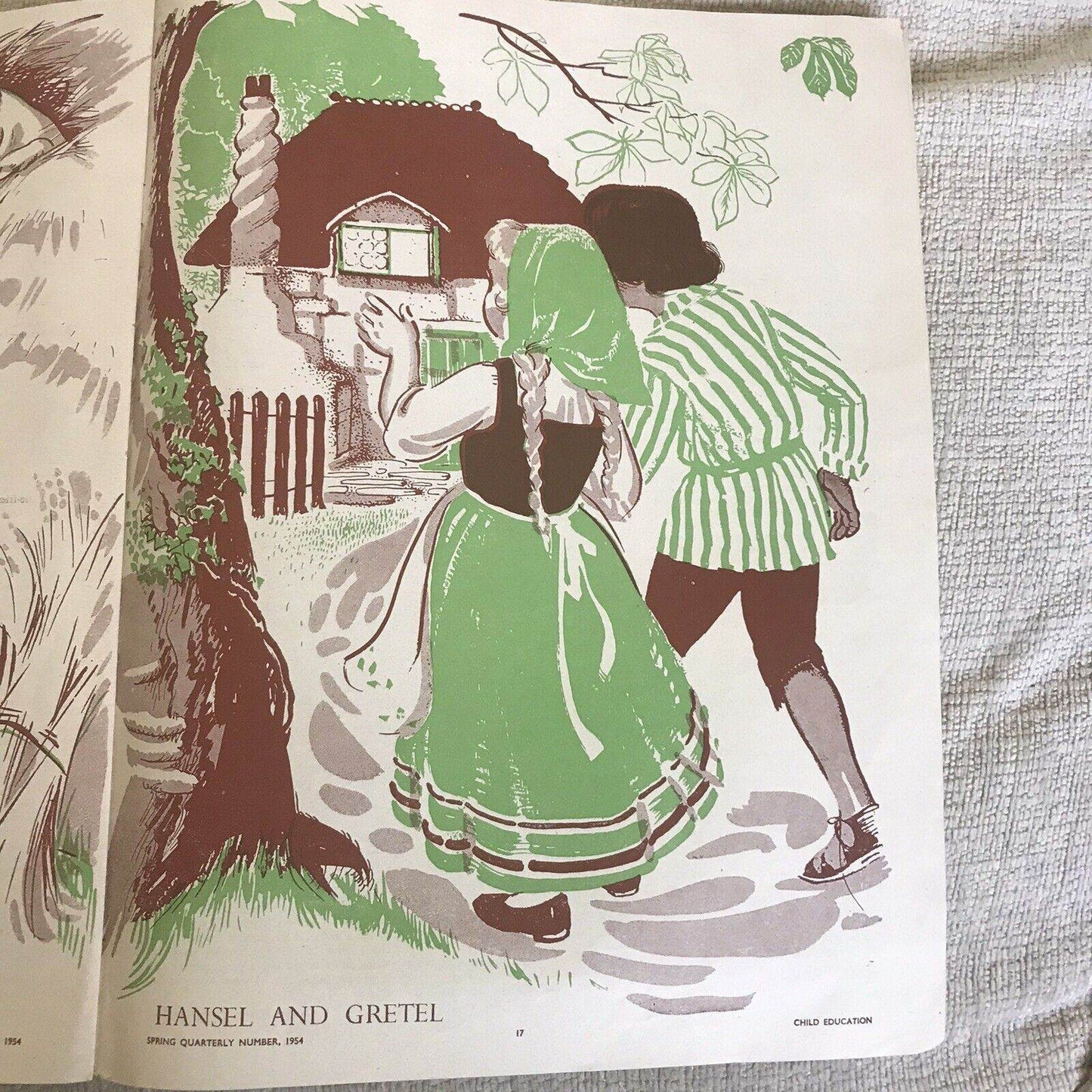 1954 Child Education Spring Quarterly Magazine Covers Torn Pub Evans Brothers - Honeyburn Books (UK)